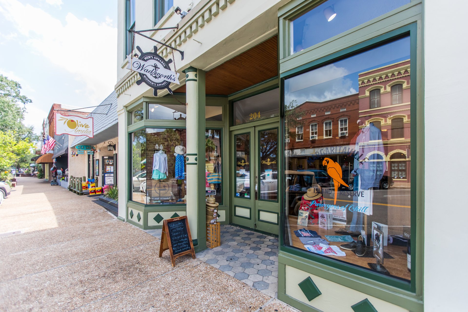 Shopping on Centre Street, Amelia Island.