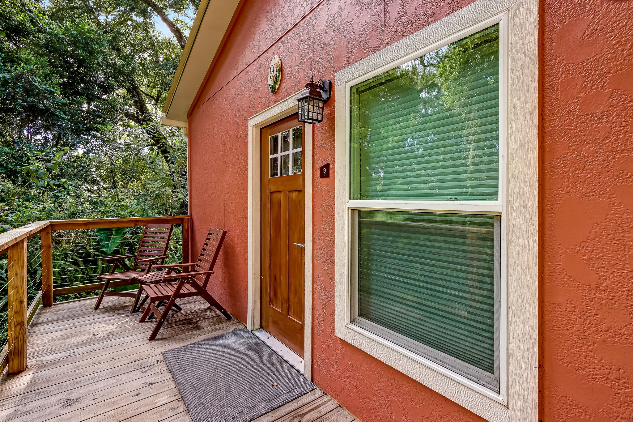 Relax on your own private deck.